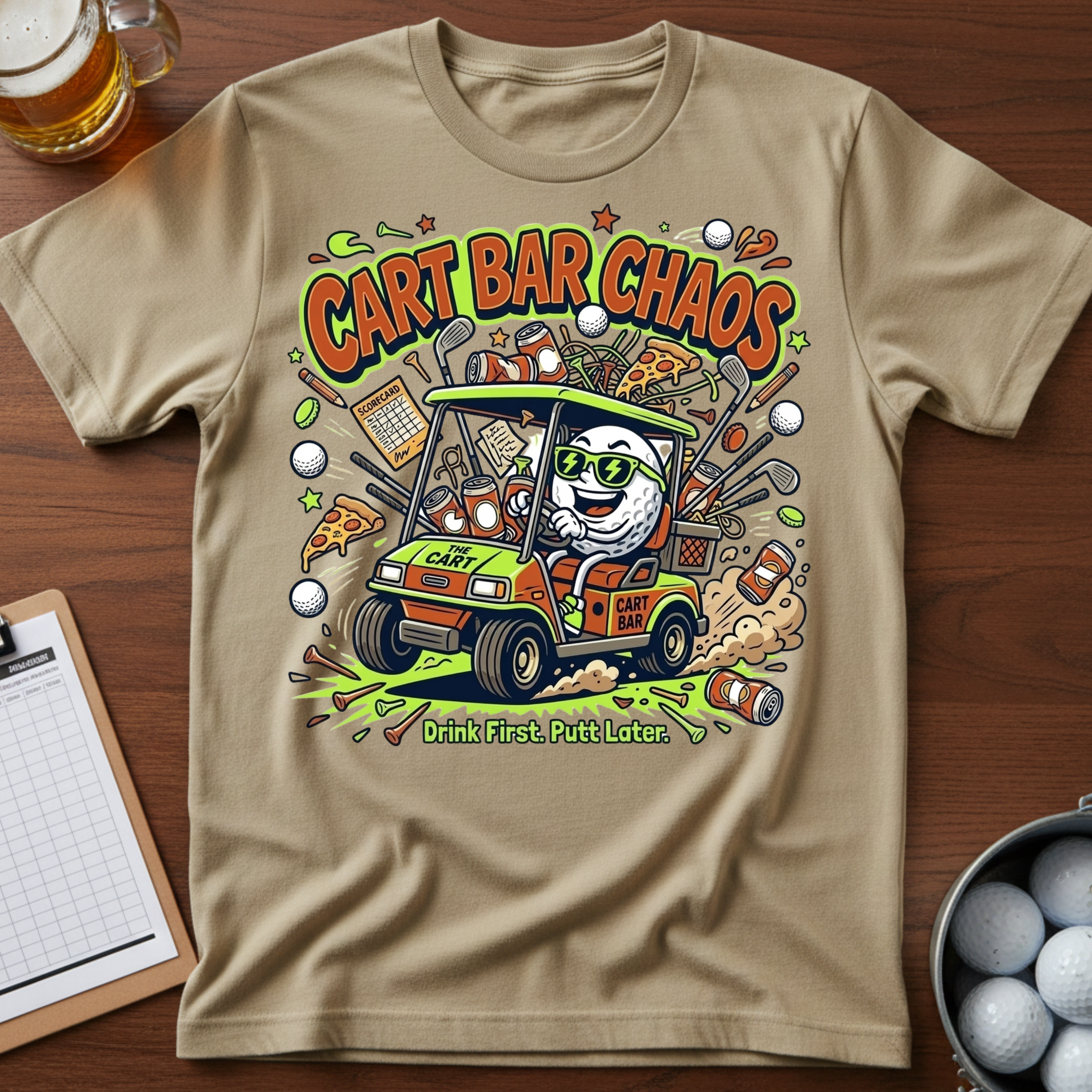 Car Bar Chaos T-Shirt