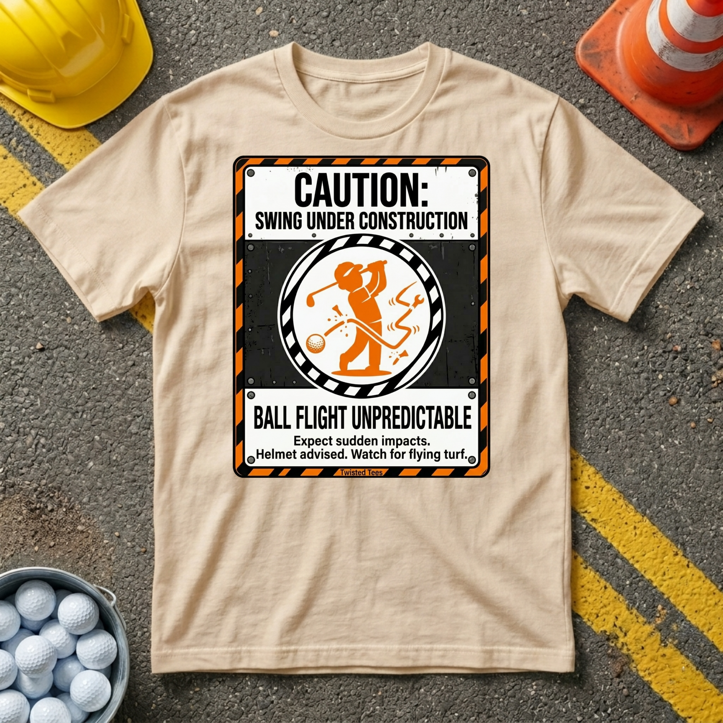 Caution Swing Under Construction T-Shirt