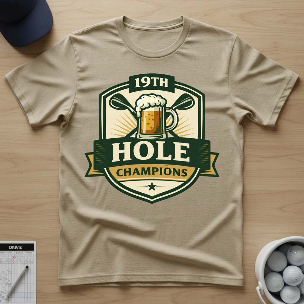 19th Hole Champions T-shirt