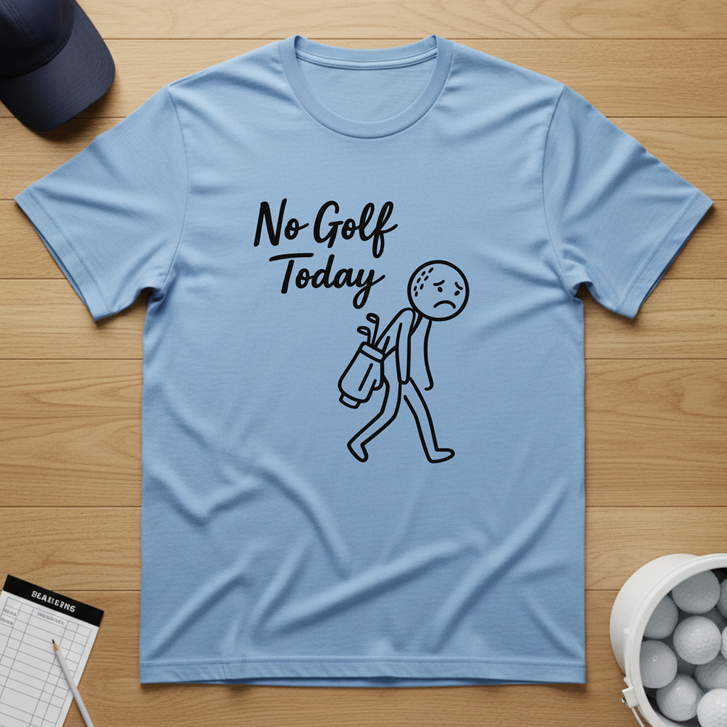 No Golf Today T-shirt