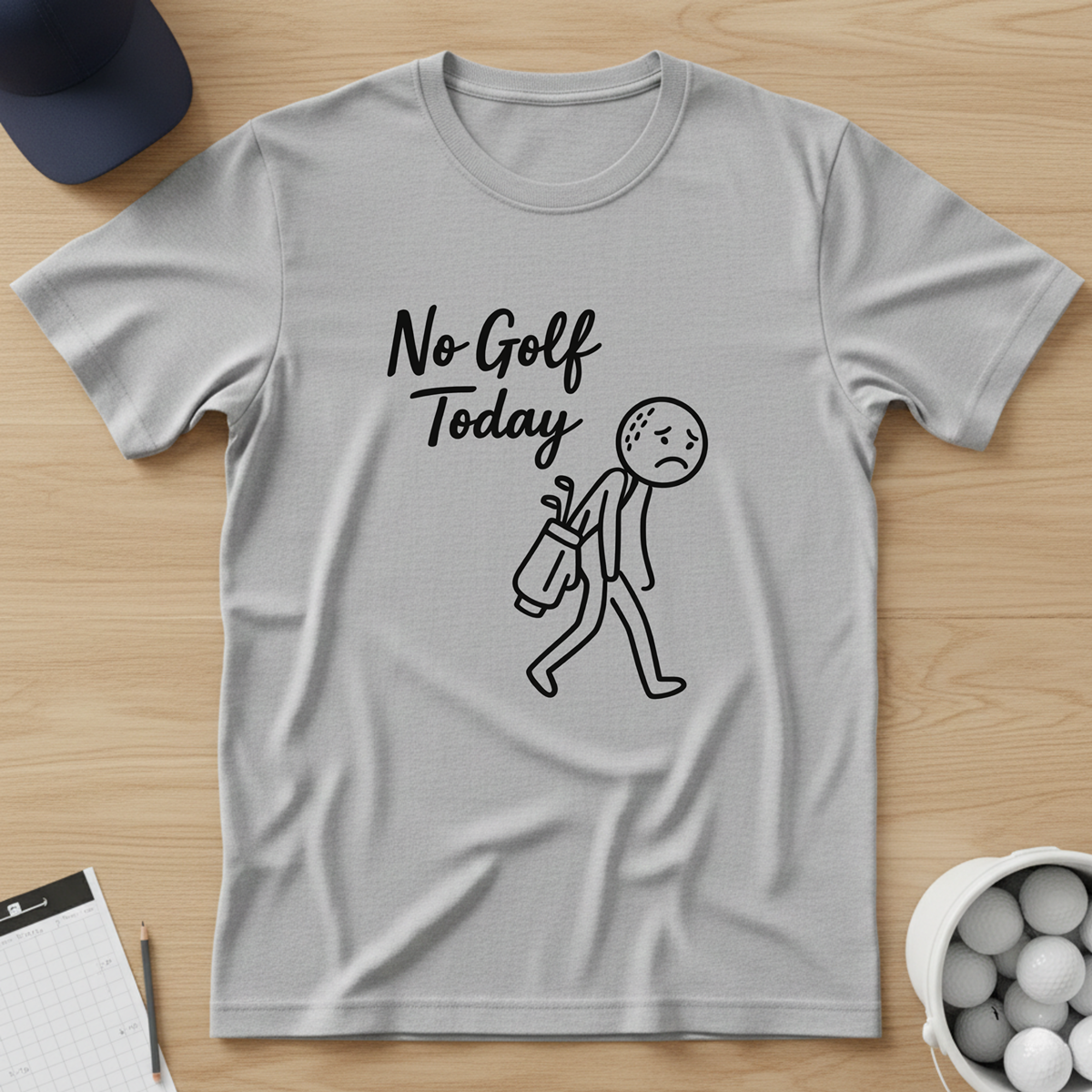 No Golf Today T-shirt