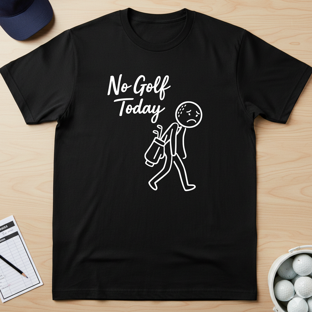 No Golf Today T-shirt