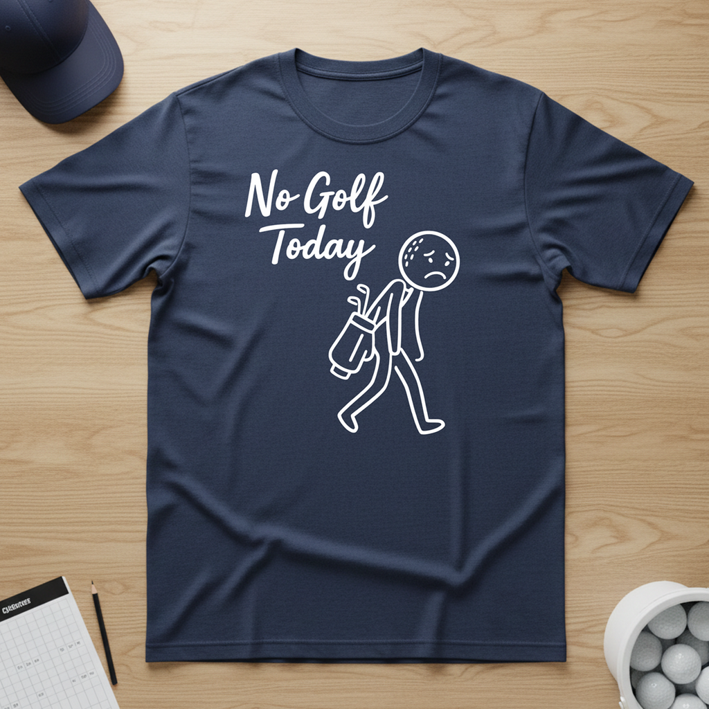 No Golf Today T-shirt
