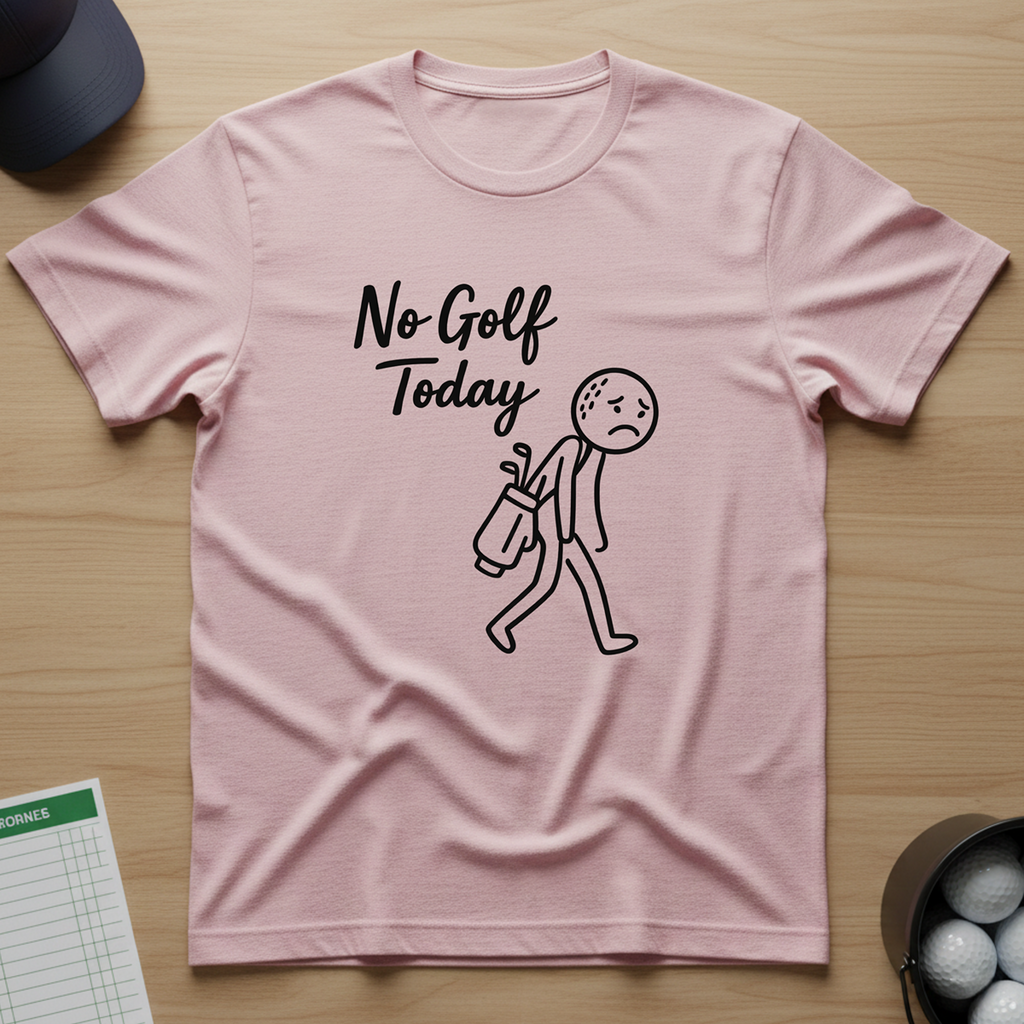 No Golf Today T-shirt