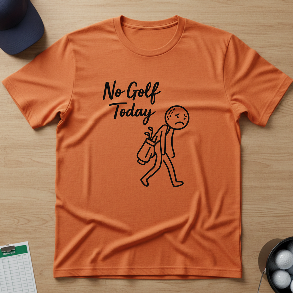No Golf Today T-shirt