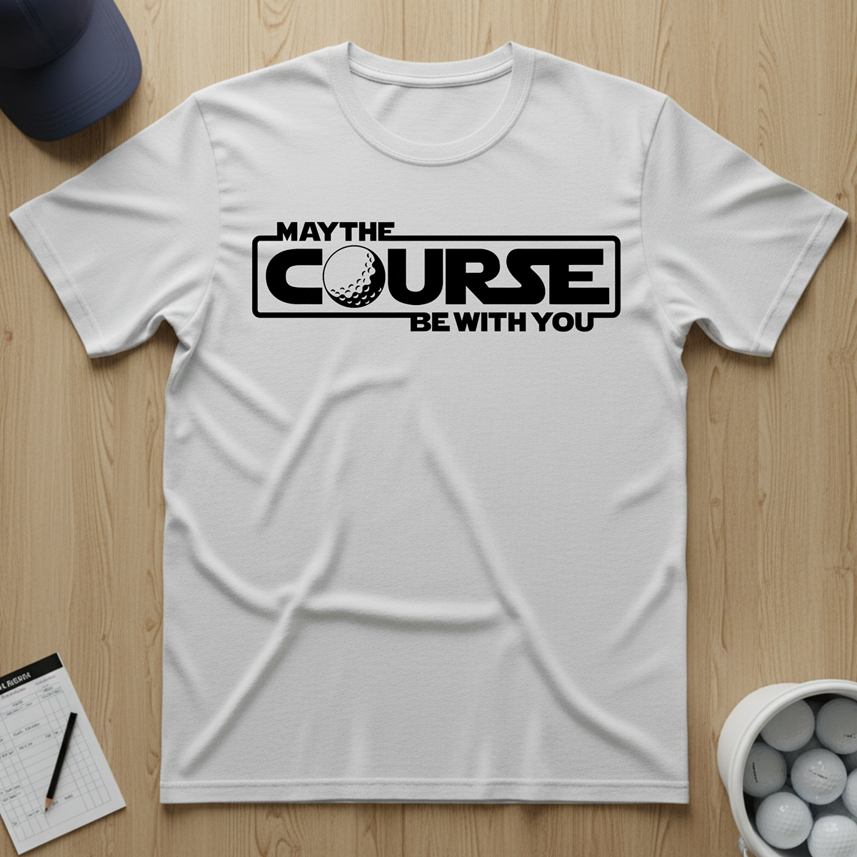 May the course be with you T-shirt