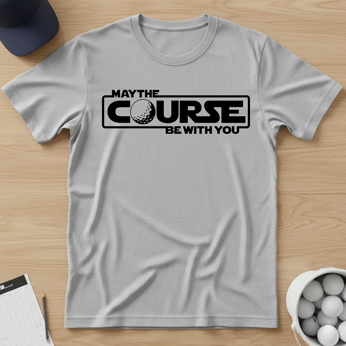 May the course be with you T-shirt
