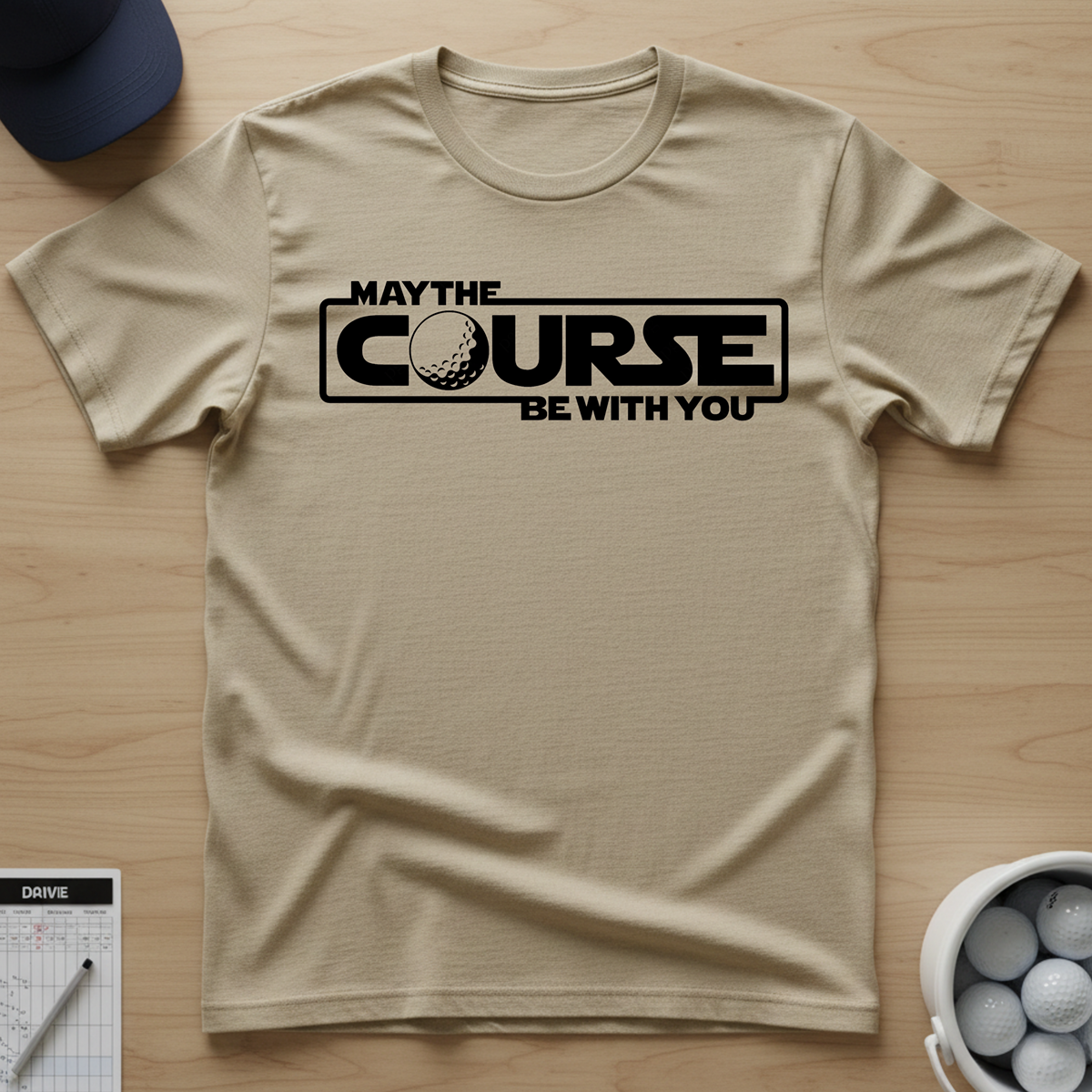 May the course be with you T-shirt