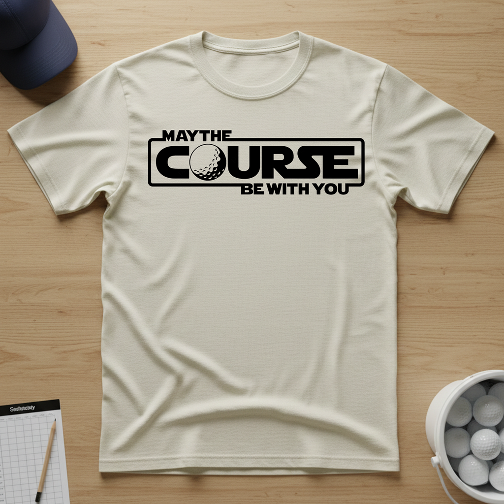 May the course be with you T-shirt
