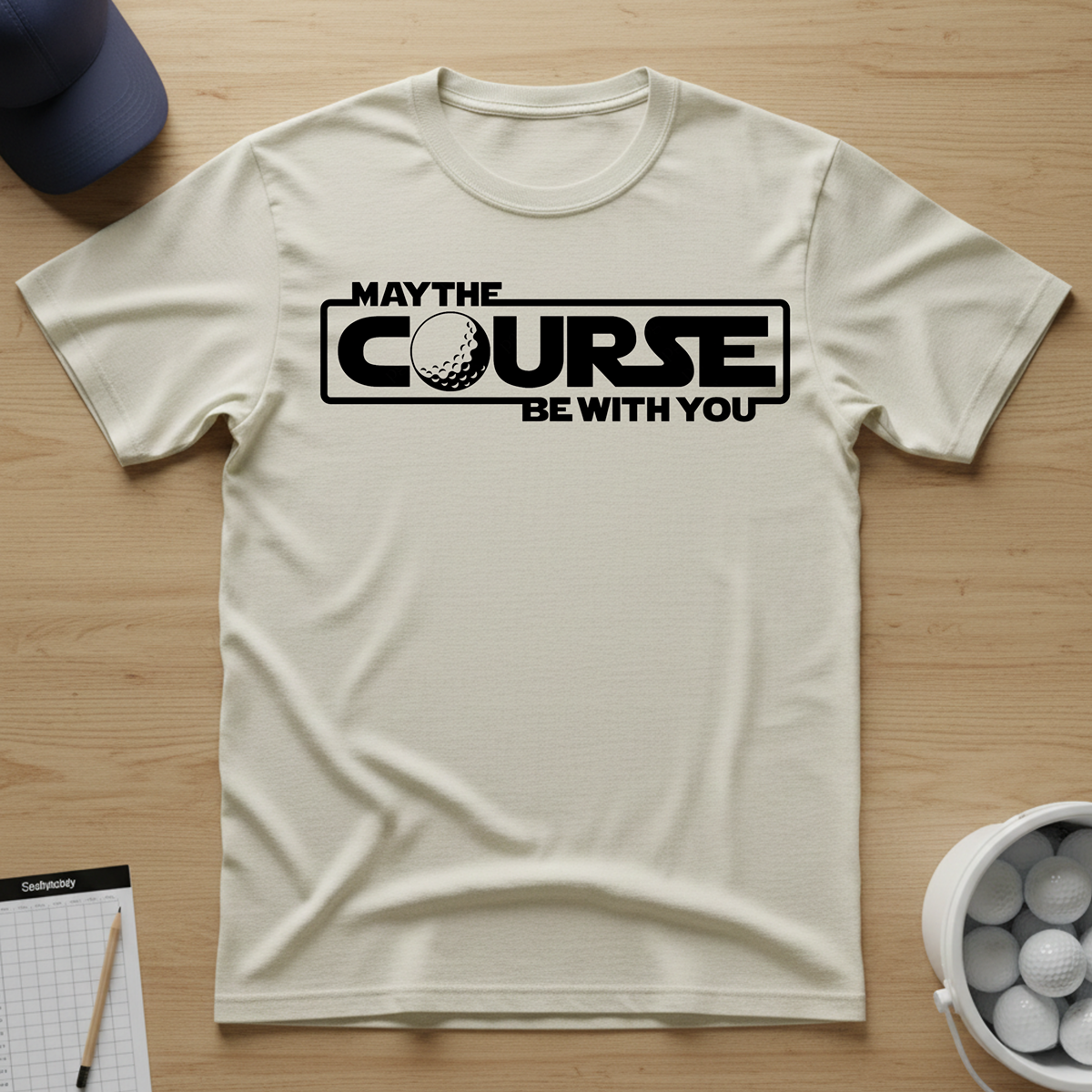 May the course be with you T-shirt