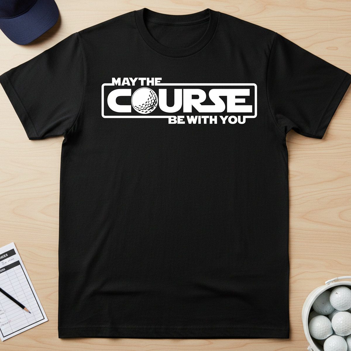 May the course be with you T-shirt