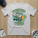 Twisted Tees Golf Cart Logo T-shirt