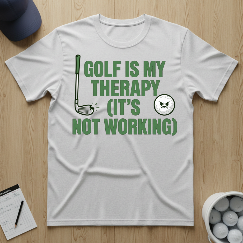 Golf is my therapy T-shirt