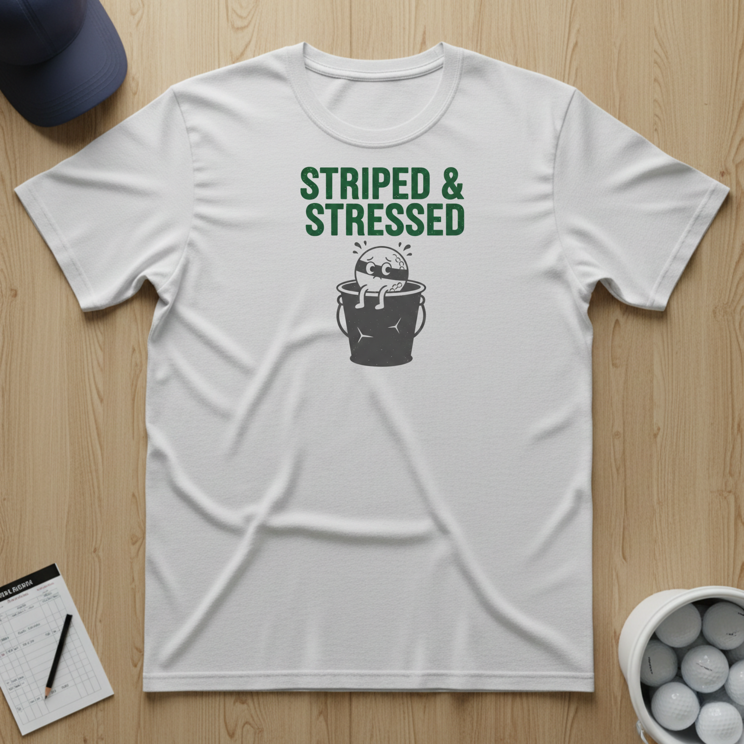 Striped And Stressed T-shirt