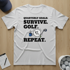 Survive. Golf. Repeat. T-shirt