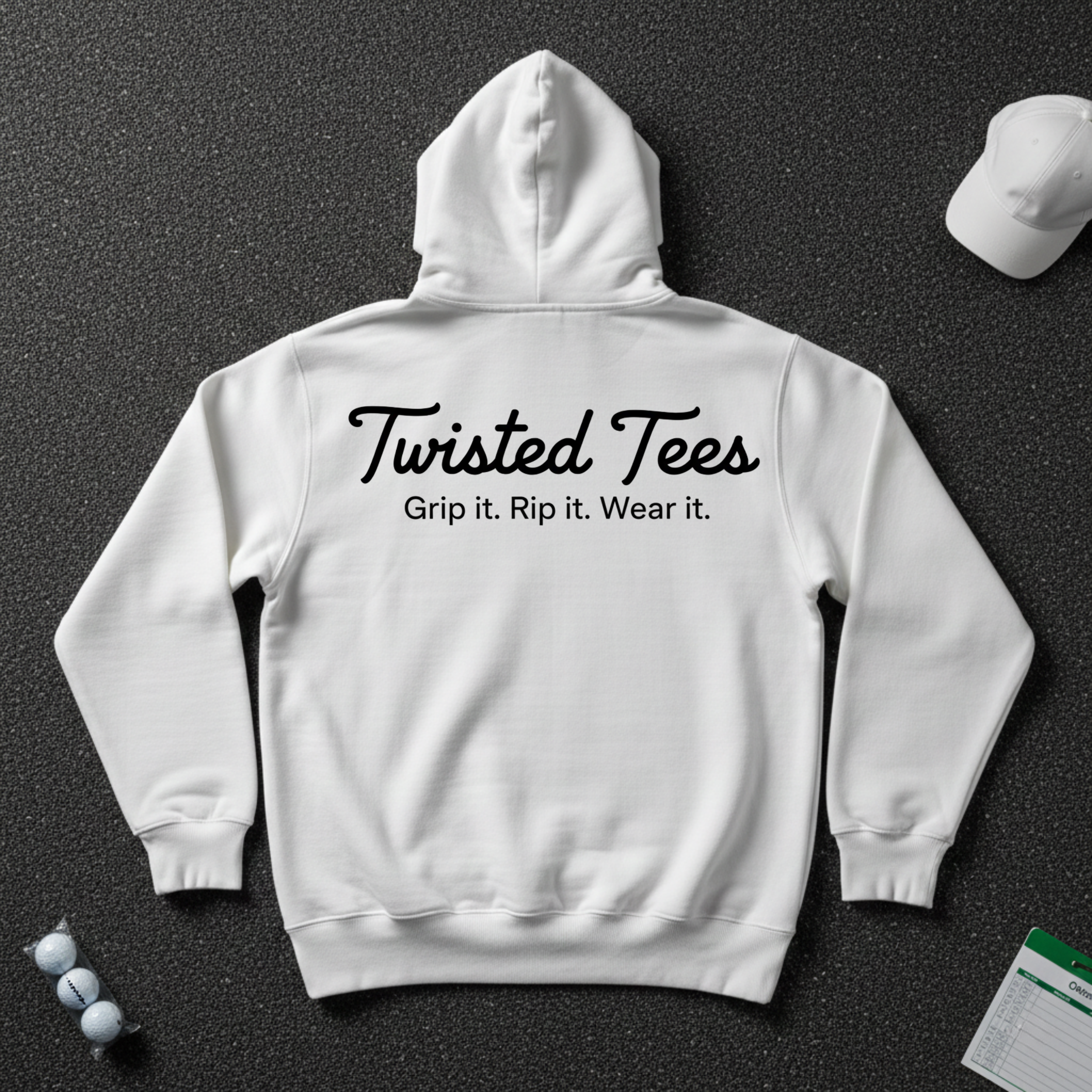 Twisted Tees Country Club Logo Hoodie