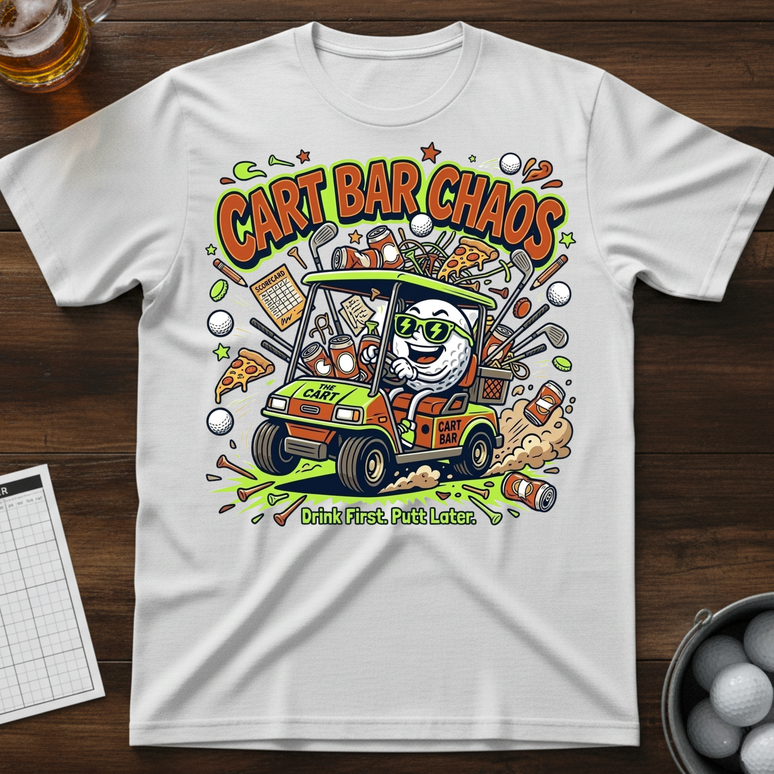 Car Bar Chaos T-Shirt