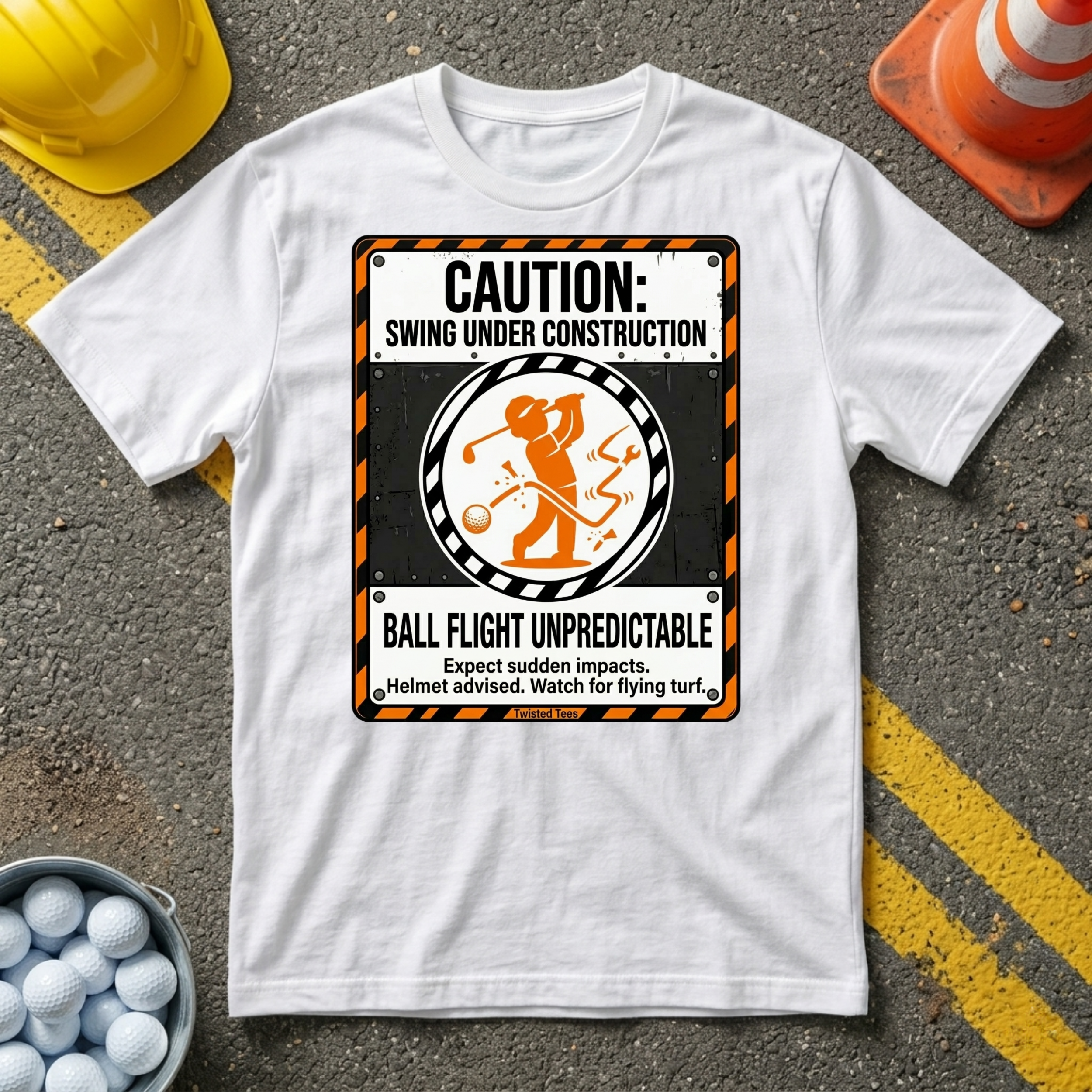 Caution Swing Under Construction T-Shirt